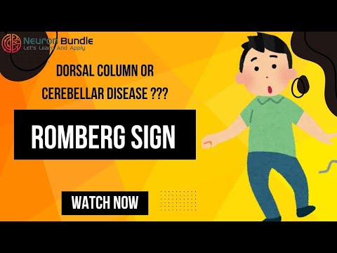 Romberg Sign Explained: What It reveals about your nervous system? #MedicalEducation