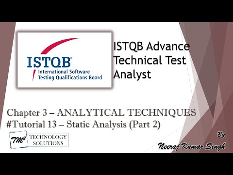 ISTQB Technical Test Analyst Introduction ISTQB Tutorials