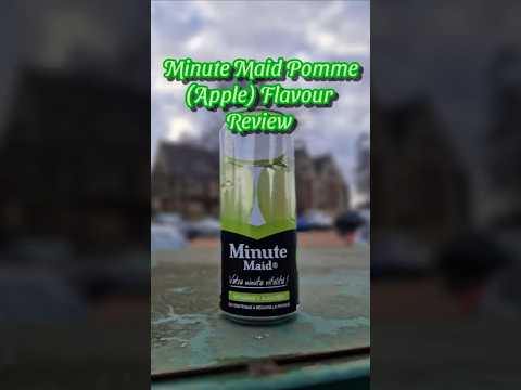 Minute Maid Pomme Flavour Review 🍏🥤 #cocacola #minutemaid #review