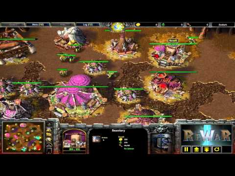CoopeR(ORC) CaSpeND(HU) vs Foggy(NE) Orcworker(ORC) - Game 3 - WarCraft 3 gameplay - RN1555