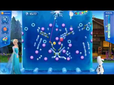Frozen Free Fall: Icy Shot Level 257 - NO BOOSTERS ☃☃☃