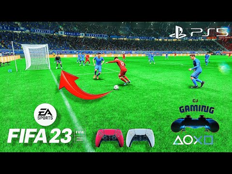 FIFA 23 PS5 - Learn how to score from the wings side of your opponent | Agile dribbling tutorials