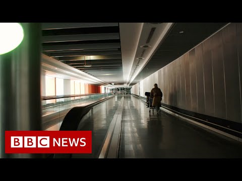 Coronavirus: Airports 'without people' - BBC News