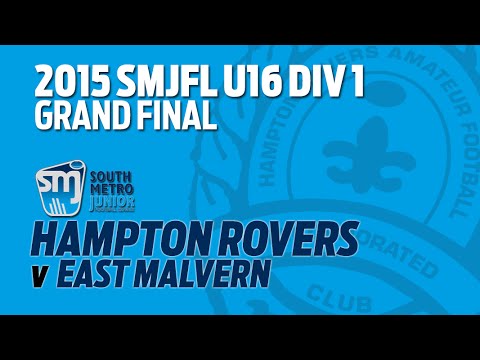 Hampton Rovers U16 Grand Final win after the siren