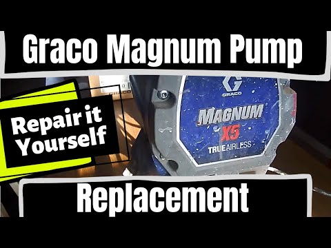 Graco Magnum X5, X7 [Airless Paint Sprayer Pump Replacement] (2019)