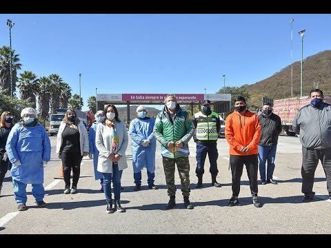 La Provincia recibió la donación de termómetros del sindicato de camioneros