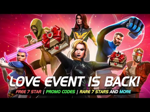 Free 7 Stars | Promo Codes | Webtrack and Giveaways | New Love Event Dropping Feb 13th | MCOC