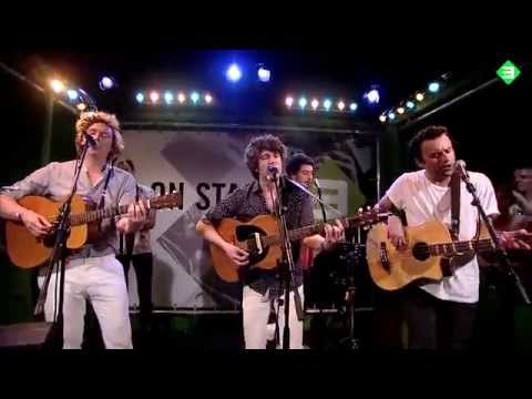 The Kooks - Around Town (Acoustic) @ 3 On Stage / Pinkpop 2014