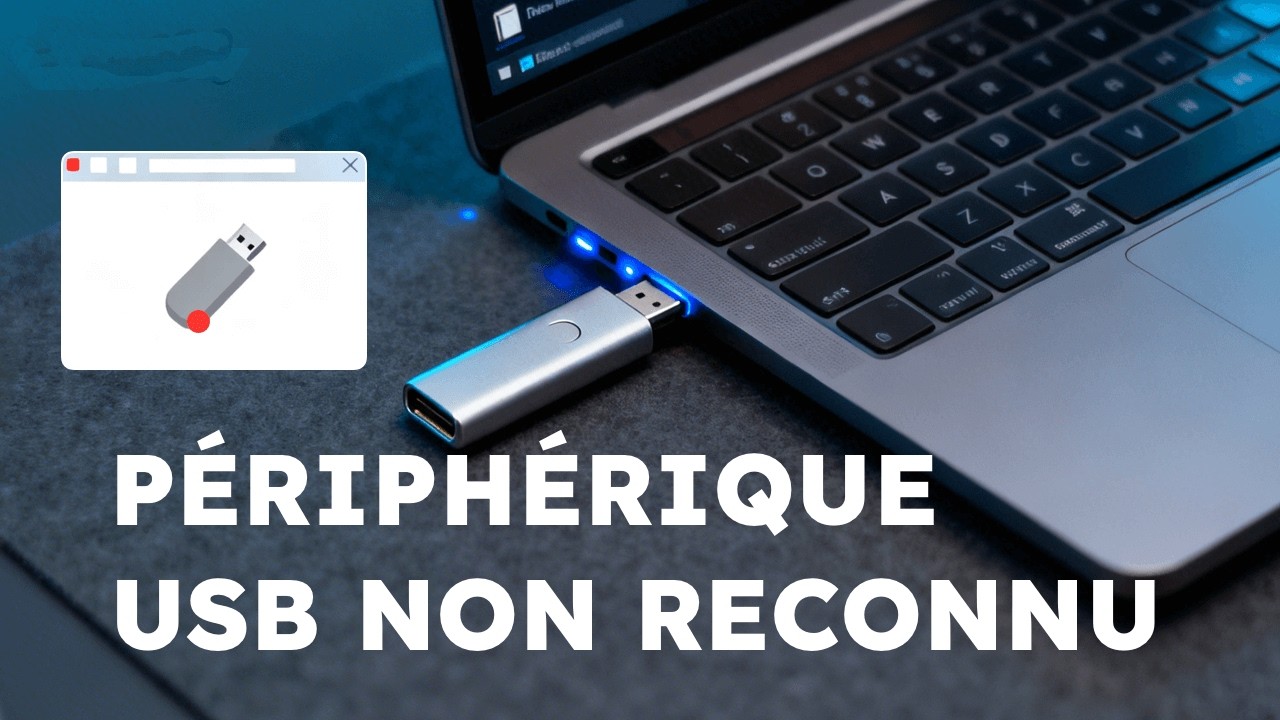Comment réparer l’erreur USB périphérique non reconnu