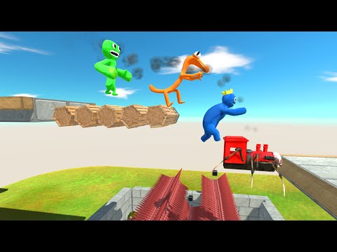 Challenge Of Jumping Through A Meat Grinder - ARBS