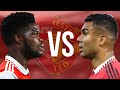 Thomas Partey VS Casemiro - Who Is Better? - Crazy Defensive Tackles & Skills - 2023 - HD