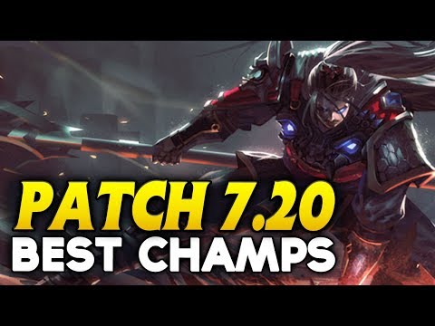 Patch 7.20 NEW Best Champions to CLIMB SOLO QUEUE for EVERY role (League of Legends)