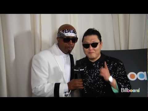 PSY (싸이) & MC Hammer: Backstage with Billboard at the 2012 AMAs