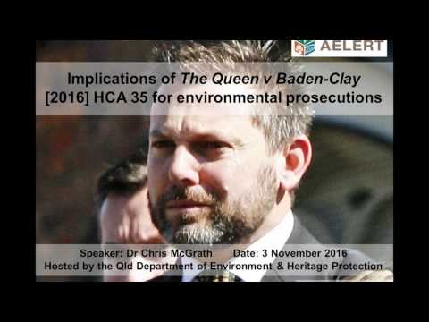 AELERT seminar on R v Baden-Clay