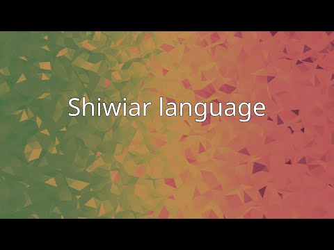 Shiwiar language