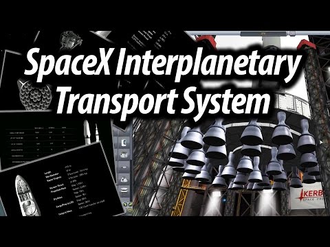 SpaceX Interplanetary Transport System (ITS) Launch Test - Kerbal Space Program (KSP) 1.1.3 RO/RSS
