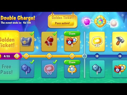 @Fishdom Level 10165 - 10166. Double Charge Level 17 🔓