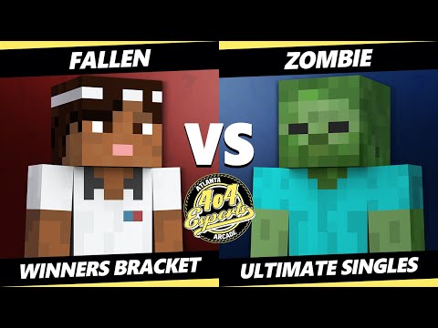 4o4 Smash Night 37 - Fallen (Steve, Sora) Vs. ZOMBIE (Steve) SSBU Ultimate Tournament