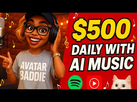 Earn $500 a Day Selling AI Music | Easy Tutorial