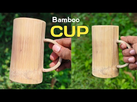 How to make a bamboo cup | Bamboo cup making