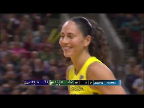 Sue Bird Highlights vs Phoenix Mercury WNBA Playoffs 2018 Semi-Finals Game 1 - 10 Pts, 10 Asts
