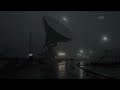 Midnight Rain At A Lonely Satellite Dish Heavy Storm Sounds With Thunder For Deep Sleep