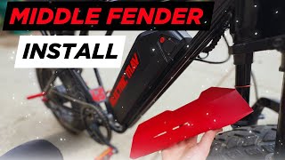 Middle Fender Installation Tutorial!! How-To? Ridstar Q20 Mods!! Bike Mods/Addons #ridstar #youtube