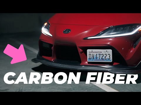 EVERY SUPRA SHOULD HAVE A FRONT LIP | MK5 SUPRA CARBON FIBER FRONT LIP | FTSPEED