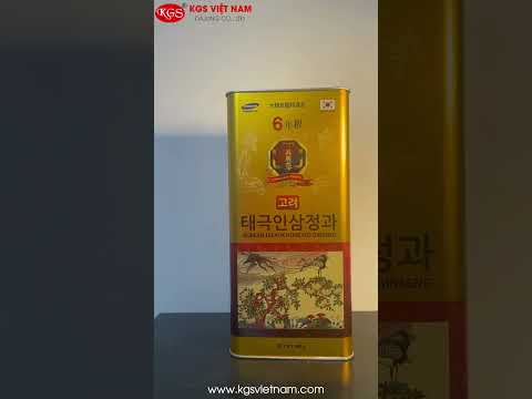 Video Thái Cực Sâm Mật Ong 600g Hàn Quốc Korean Taekuk Honeyed Ginseng