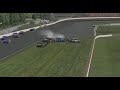 Several cars involved in early crash in Coca-Cola Series at Indy | iRacing
