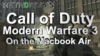 Mac Gaming: Call Of Duty Modern Warfare 3 Running on a Macbook Air