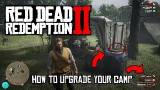 HOW TO UPGRADE YOUR CAMP! Red Dead Redemption 2 - How to Unlock the Ledger