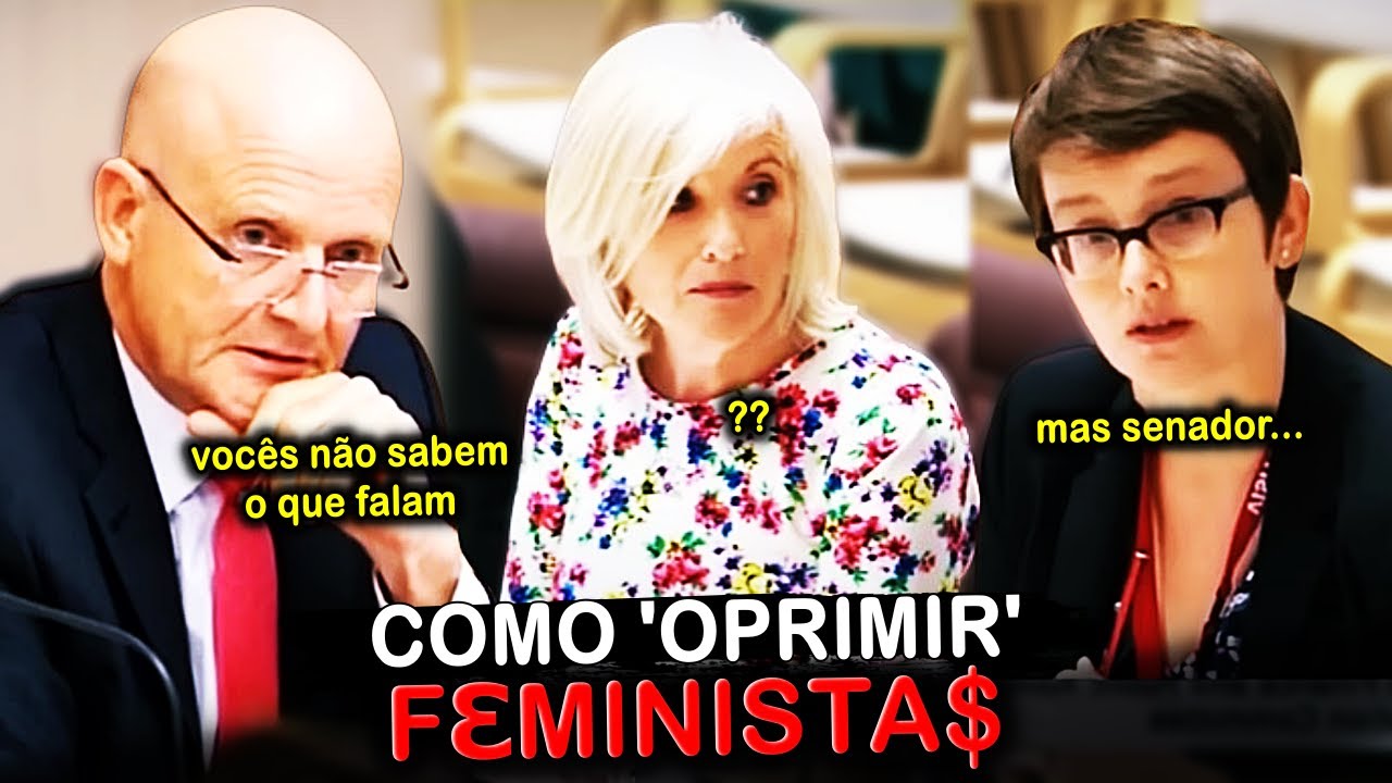 Senador faz FƐMlNlSTA$ passarem VERGONHA com seus próprios argumentos