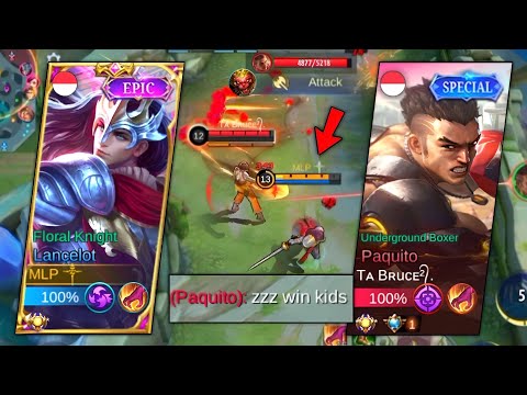 LANCELOT VS TOP 1 SUPREME PAQUITO TRASHTALKER!! || WHO WILL WIN?