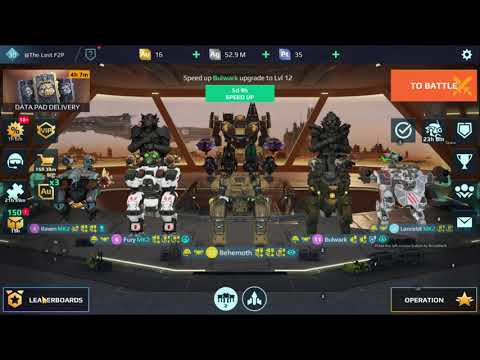 WR Baby account upgrades bulwark to level 12 Mk1 War robots free to play gameplay#shorts #warrobots