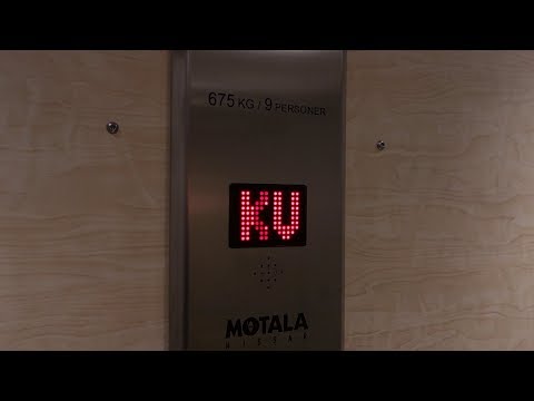 2012 Motala Hissar "MC6000" Belt-Driven Elevator @ Våggatan 17A, Bollnäs, Sweden.