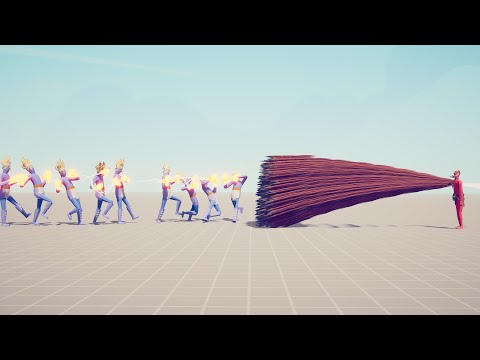 GOD SPEAR THROWER vs 10x EVERY UNIT - Totally Accurate Battle Simulator