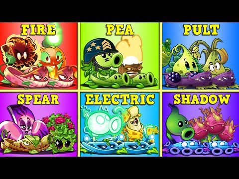 Random 6 Team Plants & VINE Battlez - Which Team Will Win? - PvZ 2 Teams Plant vs Team Plant