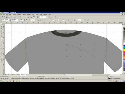 VIDEO Tutorial  Desain  Baju  Dengan Corel Draw  X4 Terbaru