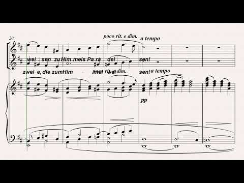 Abends will ich schlafen gehn  Abendsegen Duett aus der Oper Hänsel und Gretel