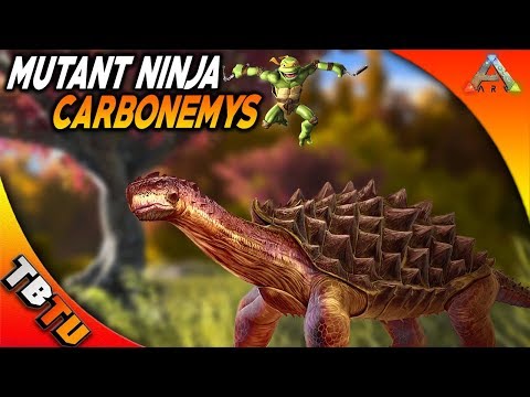 ARK TEENAGE MUTANT NINJA CARBONEMYS! TURTLE BREEDING AND COLOR MUTATIONS! Ark Survival Evolved Zoo