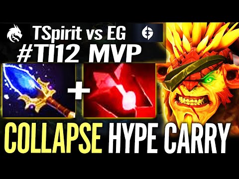 TSpirit.Collapse MVP Bristleback Most Broken Build Dota 2 - TSpirit vs EG #ti12