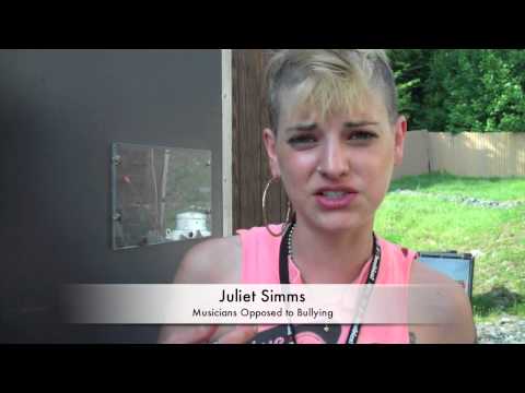 Juliet Simms Talks About Self Harm and Bullying