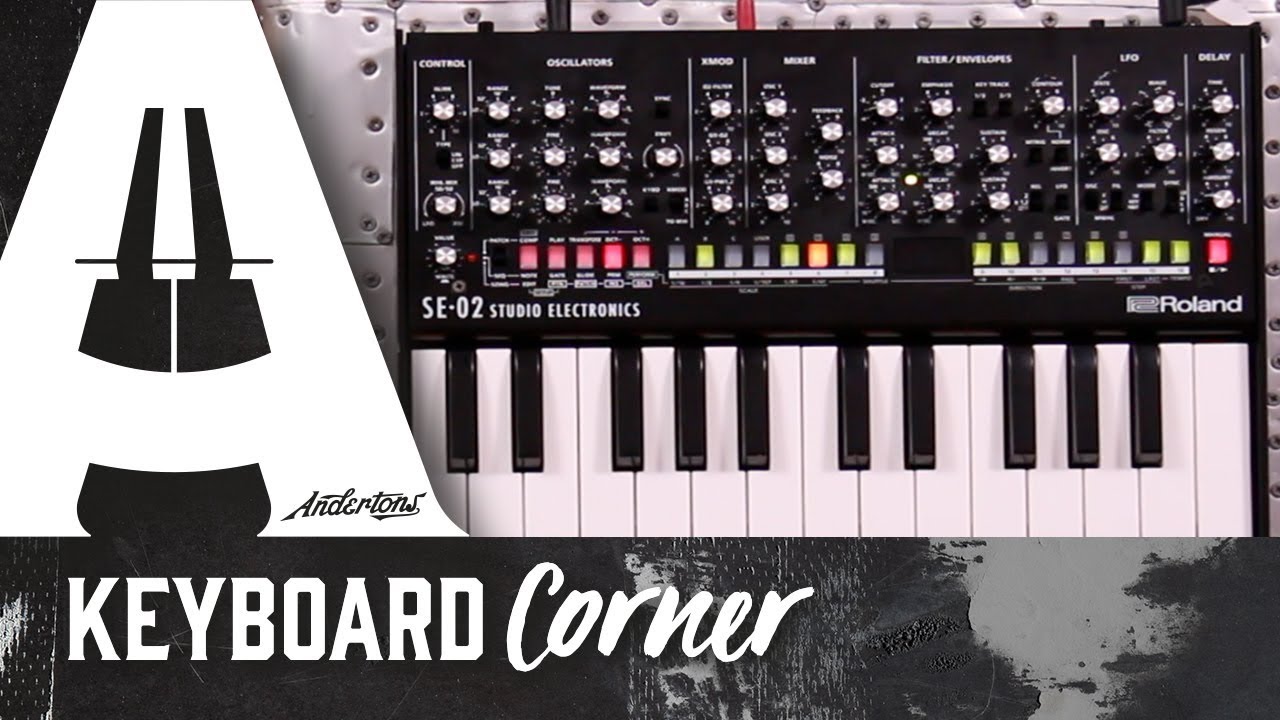 Roland SE-02 Boutique Studio Electronics Analog Synthesizer