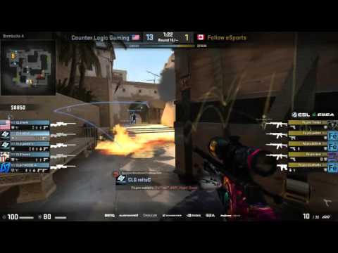5 Man AWP Setup by CLG vs FE