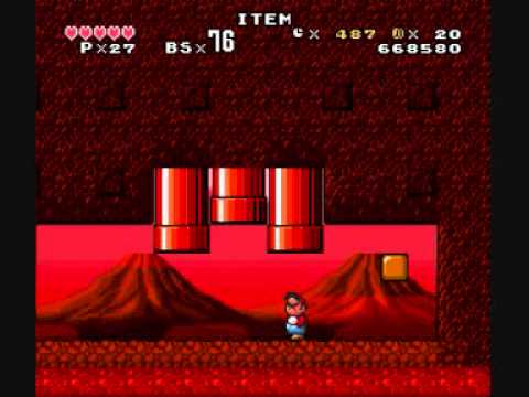 SMW Custom Music - Track 57 (Mario and Luigi: Partners in Time -﻿ Thwomp Volcano Exterior)