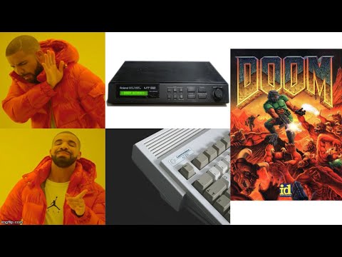 Playing .mid with Paula. Amiga A1200 real hardware.