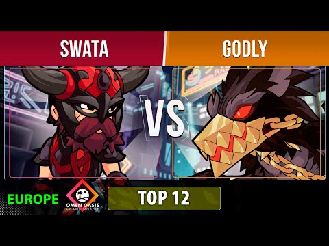 Swata VS Godly - Top 12 - EU - Brawlhalla Omen Oasis Championship 2022