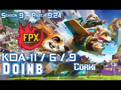 FPX Doinb CORKI vs YASUO Mid - Patch 9.24 KR Ranked