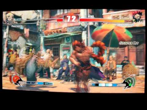 Raunwynn ( GOUKEN ) VS JR RODRIGUEZ ( AKUMA ) STREET FIGHTER IV ON XBOX 360 GAME 6